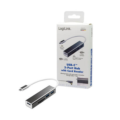 logilink-ua0305-hub-de-interfaz-usb-32-gen-1-31-gen-1-type-c-5000-mbits-aluminio