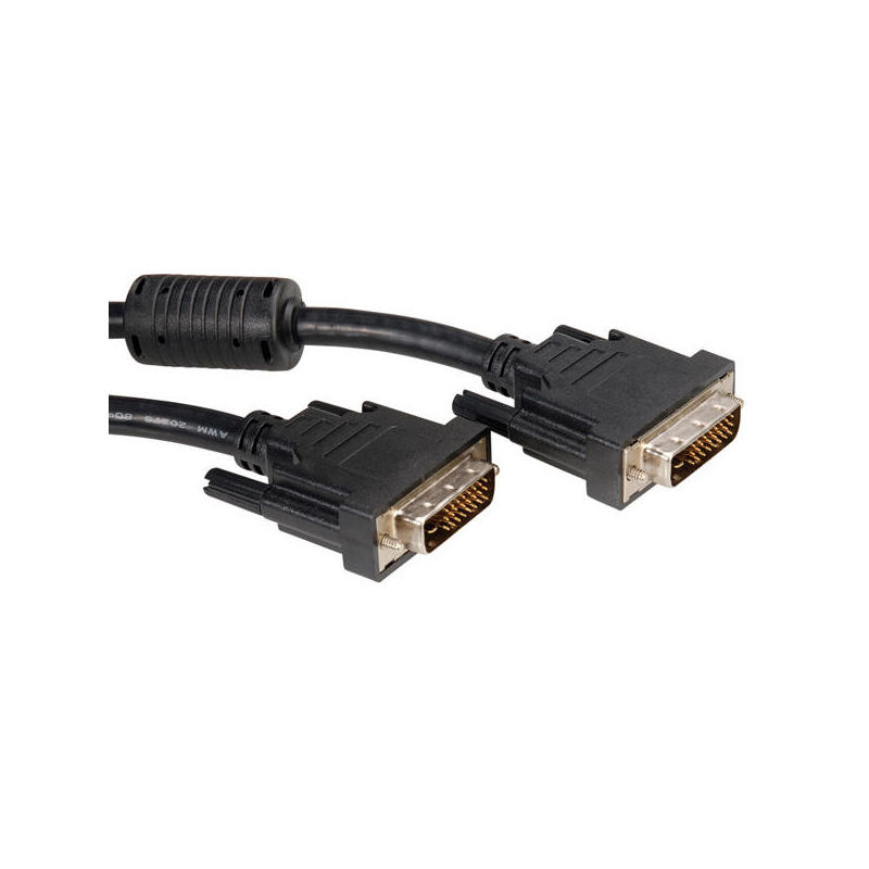 roline-11045555-cable-dvi-5-m-dvi-d-negro