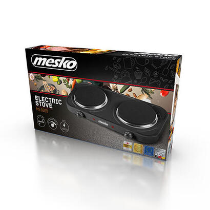 mesko-hornillo-electrico-doble-zonas-cocinado-155-cm-2-termostatos-regulacion-continua-negro-2000-ms-6509