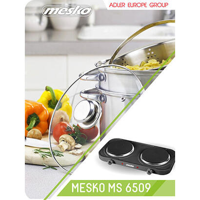 mesko-hornillo-electrico-doble-zonas-cocinado-155-cm-2-termostatos-regulacion-continua-negro-2000-ms-6509