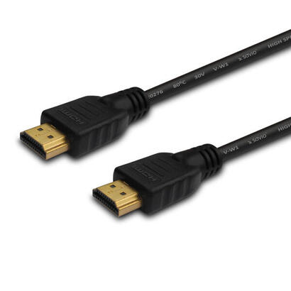 savio-cl-05-cable-hdmi-black-golden-14-3d-ethernet-4kx2k-2m