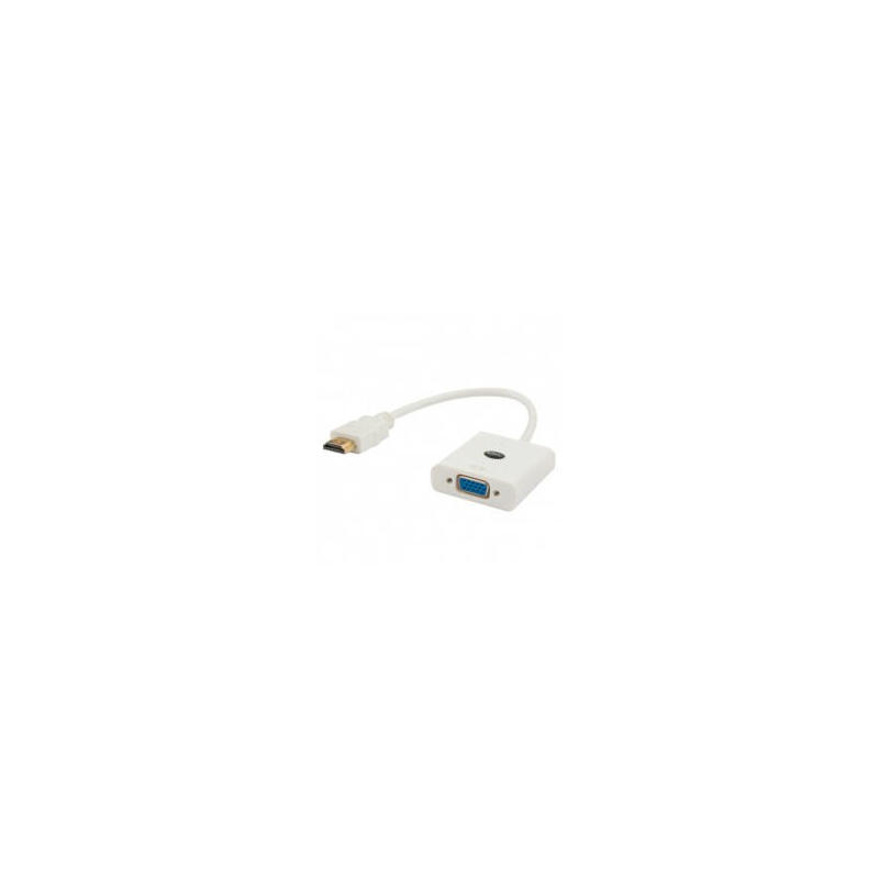 savio-cl-27b-adaptador-de-cable-de-video-hdmi-tipo-a-estandar-vga-d-sub-blanco