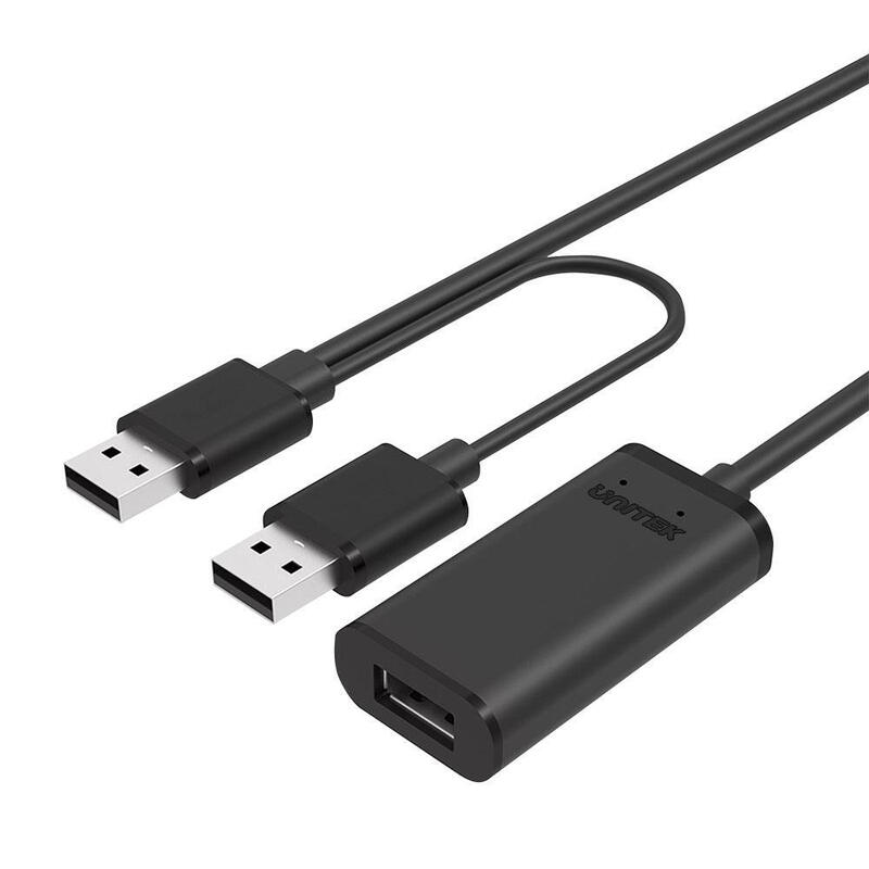 unitek-y-277-cable-usb-5-m-20-2-x-usb-a-usb-a-negro