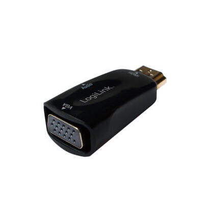 logilink-cv0107-adaptador-de-cable-hdmi-vga-negro