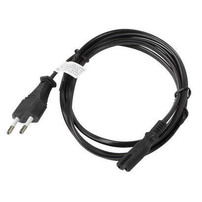 cable-de-alimentacion-lanberg-ca-c7ca-10cc-0018-bk-conectores-cee-716-iec320-c7-18-metros