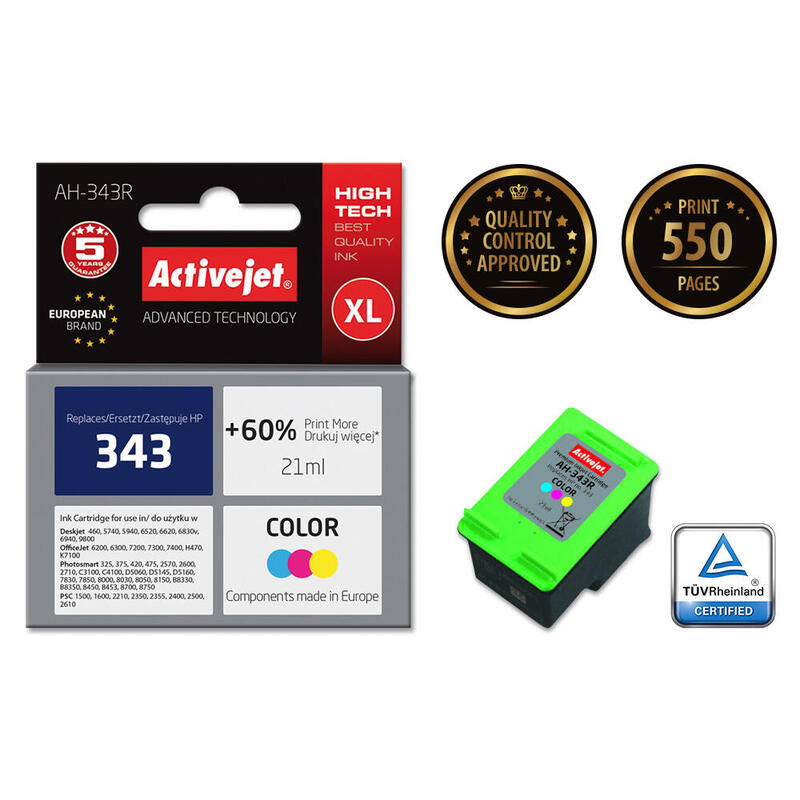 tinta-activejet-ah-343r-reemplazo-para-hp-343-c8766ee-premium-21-ml-color