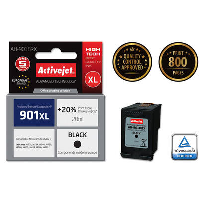 tinta-activejet-ah-901brx-reemplazo-para-hp-901xl-cc654ae-premium-20-ml-negra