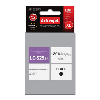 tinta-activejet-ab-529bn-reemplazo-para-brother-lc529bk-supreme-58-ml-negra