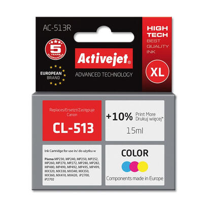 tinta-activejet-ac-513r-reemplazo-canon-cl-513-premium-15-ml-color