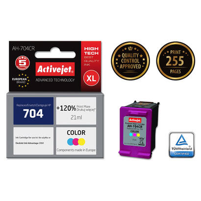 tinta-activejet-ah-704cr-reemplazo-de-hp-704-cn693ae-premium-21-ml-color