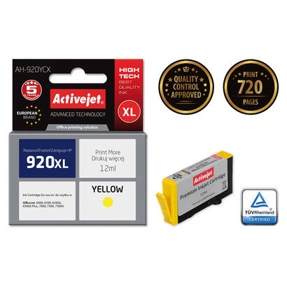 tinta-activejet-ah-920ycx-reemplazo-de-hp-920xl-cd974ae-premium-12-ml-amarillo