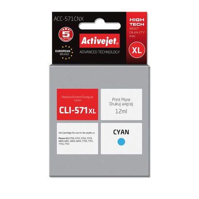 tinta-activejet-acc-571cnx-reemplazo-para-canon-cli-571c-xl-supreme-12-ml-cyan