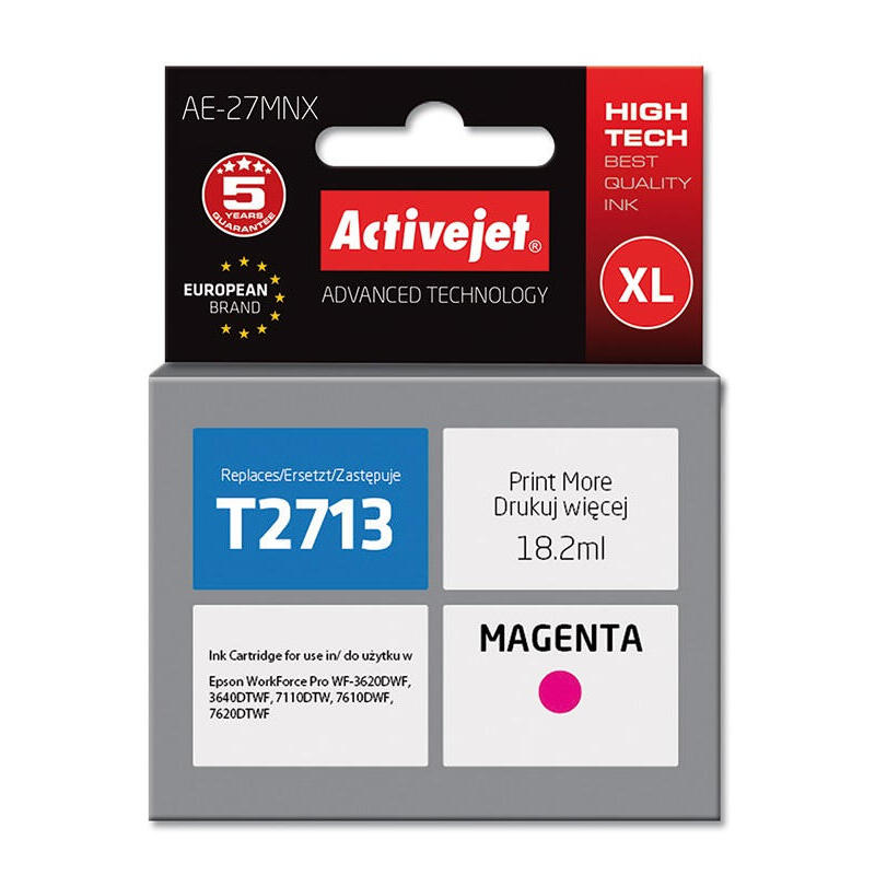 tinta-activejet-ae-27mnx-reemplazo-para-epson-27xl-t2713-supreme-18-ml-magenta