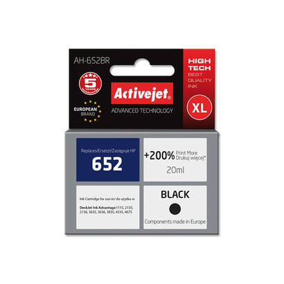 tinta-activejet-ah-652br-reemplazo-para-hp-652-f6v25ae-premium-20-ml-negra