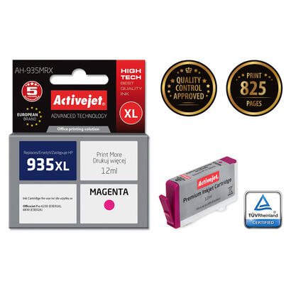 tinta-activejet-ah-935mrx-reemplazo-de-hp-935xl-c2p25ae-premium-12-ml-magenta