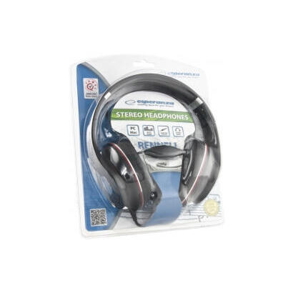 esperanza-eh141k-renell-auriculares-estereo-plegables-con-control-de-volumen