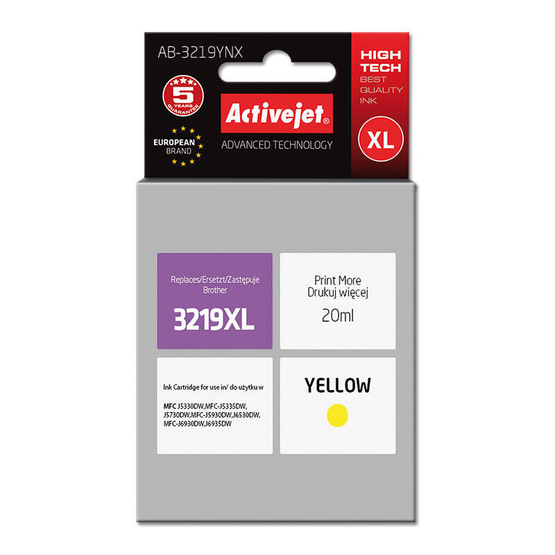 tinta-activejet-ab-3219ynx-brother-lc3219y-reemplazo-supremo-20-ml-amarillo