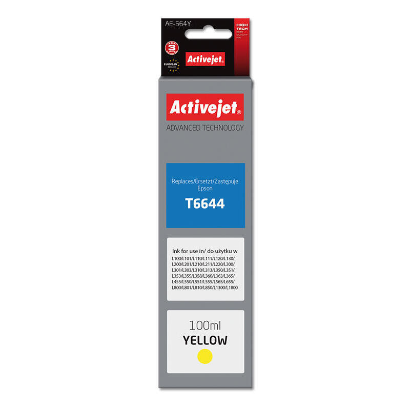 tinta-activejet-ae-664y-reemplazo-para-epson-t6644-supreme-100-ml-amarillo tinta-activejet-ae-664y-reemplazo-para-epson-t6644-supreme-100-ml-amarillo