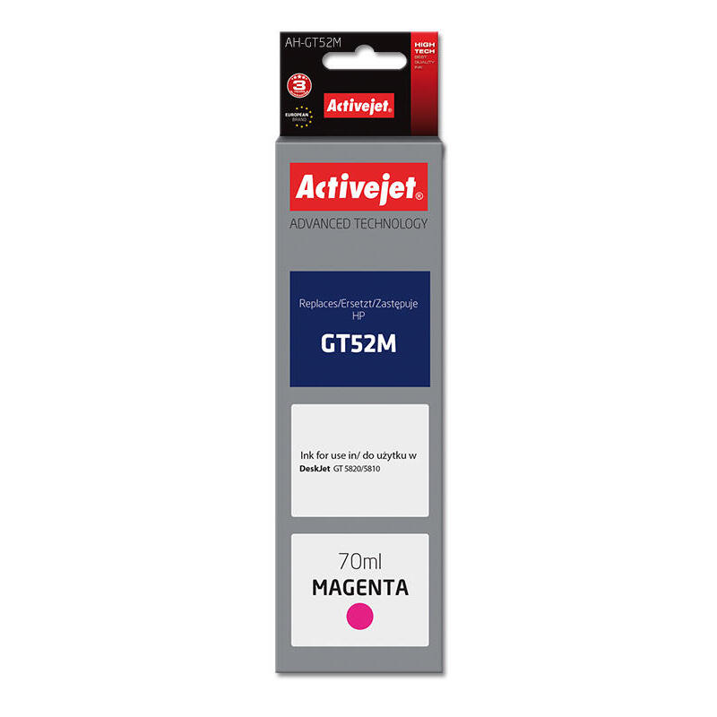 tinta-activejet-ah-gt52m-reemplazo-para-hp-gt52m-m0h55ae-supreme-70-ml-magenta tinta-activejet-ah-gt52m-reemplazo-para-hp-gt52m-m0h55ae-supreme-70-ml-magenta
