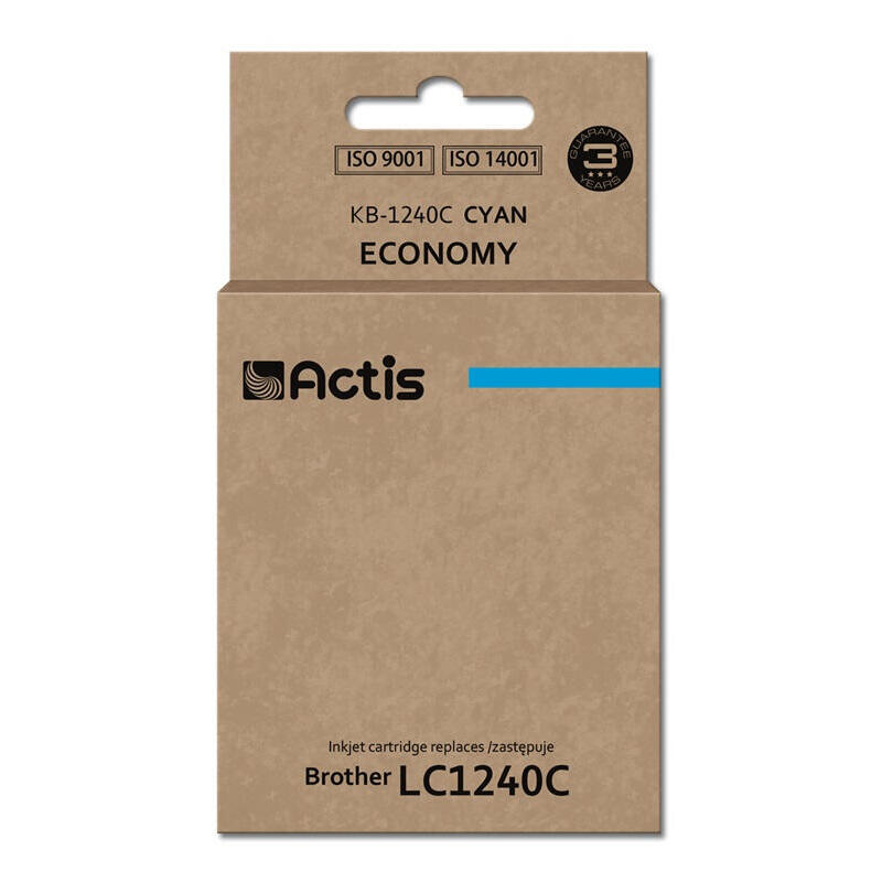 tinta-actis-kb-1240c-brother-lc1240-cian