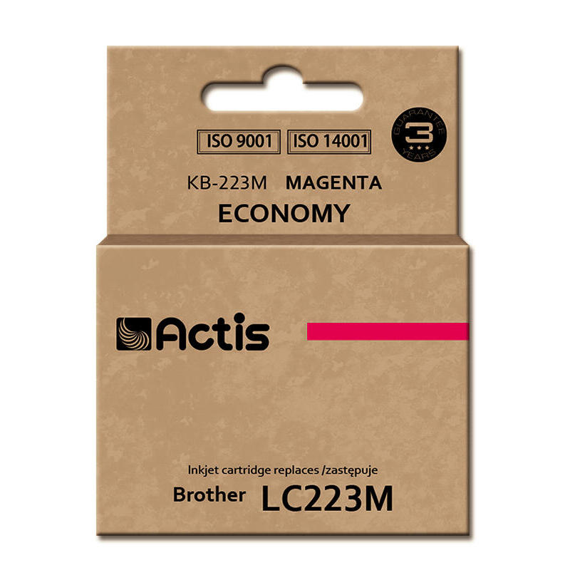 tinta-actis-kb-223m-reemplazo-de-brother-lc223m-estandar-10-ml-magenta