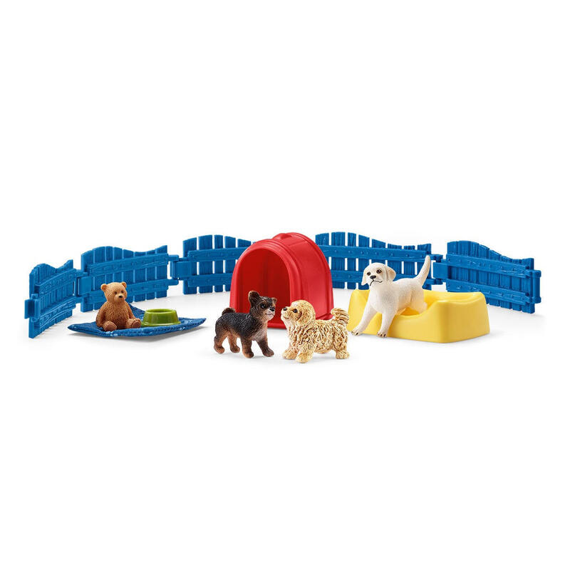 schleich-puppy-pen