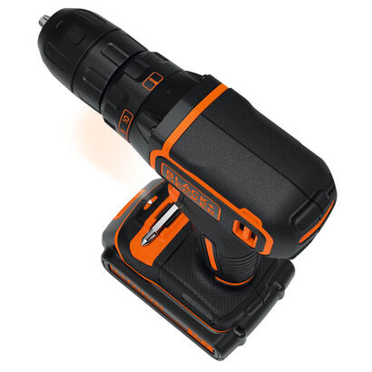 blackdecker-taladro-atornillador-18v-par-maximo-30nm-portabrocas-10mm-2-bateria-litio-15ah-luz-led-incluye-cargador-400ma-y-male