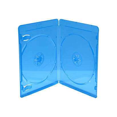 mediarange-box39-2-50-funda-para-discos-opticos-estuche-de-plastico-para-blu-ray-2-discos-azul-transparente-50-uds