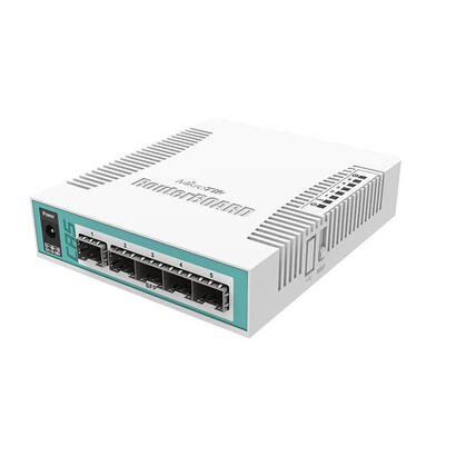 switch-mikrotik-5ptos-sfp-enracable-crs106-1c-5s