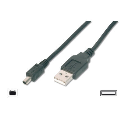 assmann-electronic-ak-300107-018-s-cable-usb-18-m-20-usb-a-mini-usb-b-negro