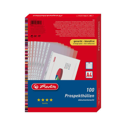 funda-para-folleto-herlitz-a4-granulada-premium-pack-de-100