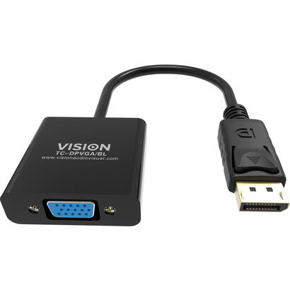 vision-tc-dpvgabl-adaptador-de-cable-de-video-displayport-vga-d-sub-negro