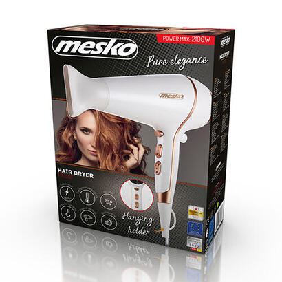 mesko-ms-2250-secador-de-pelo-bronce-blanco-2100-w
