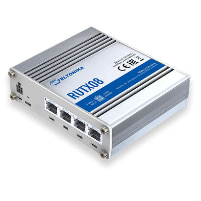 teltonika-rutx08-wired-router-gigabit-ethernet-stainless-steel