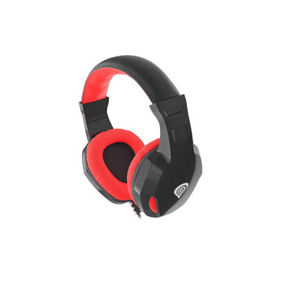 natec-genesis-argon-100-auriculares-diadema-negro-rojo