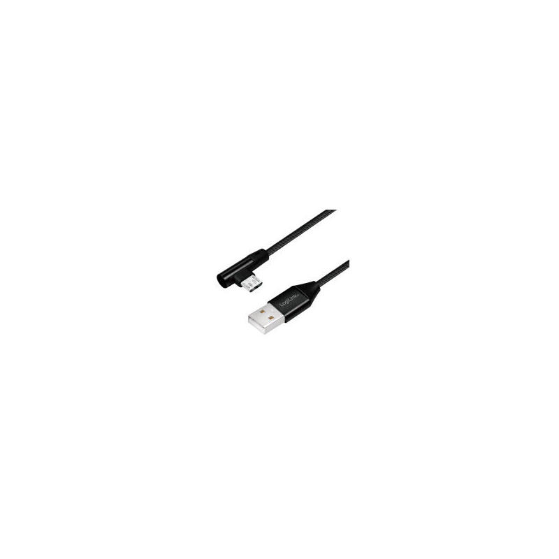 logilink-cu0141-cable-usb-03-m-20-usb-a-micro-usb-b-negro