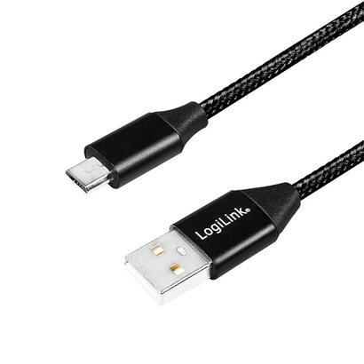 logilink-cu0143-cable-usb-03-m-20-usb-a-micro-usb-b-negro