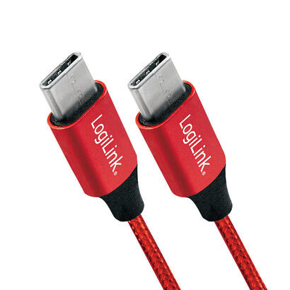 logilink-cu0155-cable-usb-03-m-20-usb-c-negro-rojo