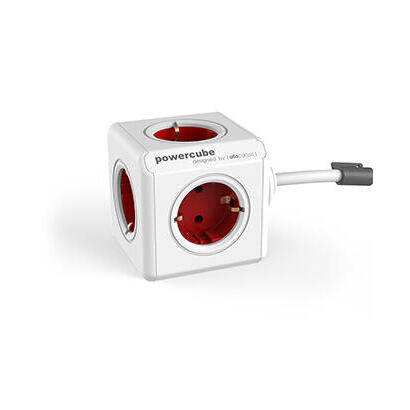 allocacoc-powercube-base-multiple-3-m-1-salidas-ac-interior-rojo-blanco