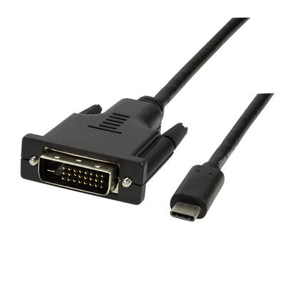 logilink-ua0331-adaptador-de-cable-usb-type-c-dvi-negro