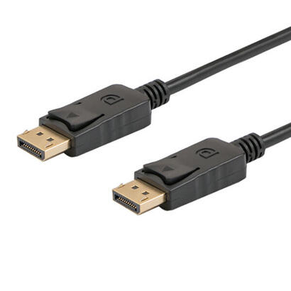 savio-cl-137-cable-displayport-3-m-negro