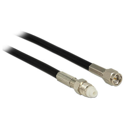 delock-12449-cable-coaxial-5-m-sma-fme-rg-58-negro