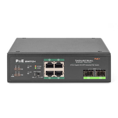 digitus-dn-651109-switch-gigabit-ethernet-101001000-negro-energia-sobre-ethernet-poe