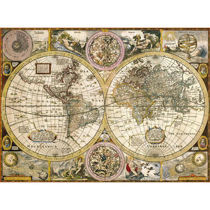 puzzle-de-3000-piezas-mapamundi-antiguo-alta-definicion-clementoni-33531