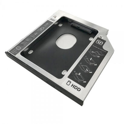 adaptador-para-portatil-3go-hddcaddy95-para-sustituir-dvd-de-95mm-por-hdssd-de-25-635cm-sata-incluye-destornillador-tornillos-de