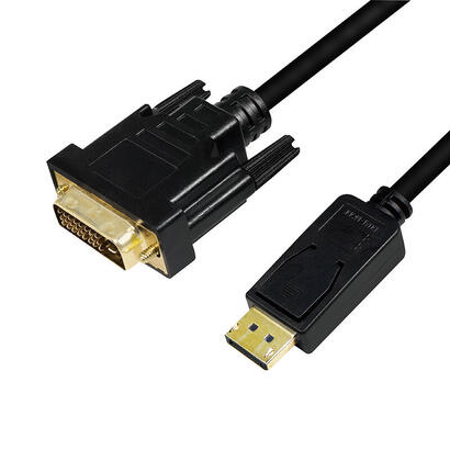 logilink-cv0133-adaptador-de-cable-de-video-5-m-displayport-dvi-negro