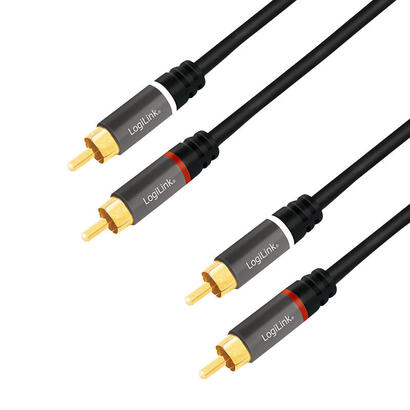 logilink-cable-de-audio-2x-rca-2x-rca-mm-05m-negro