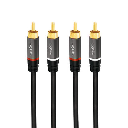 logilink-cable-de-audio-2x-rca-2x-rca-mm-3m-negro