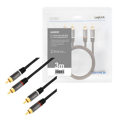 logilink-cable-de-audio-2x-rca-2x-rca-mm-3m-negro