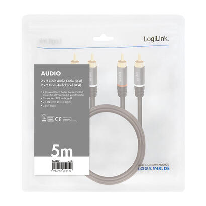 logilink-cable-de-audio-2x-rca-2x-rca-mm-5m-negro